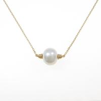 K18YG シロチョウパールネックレス