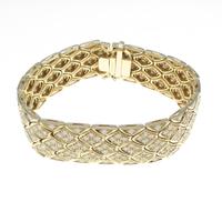 K18YG ダイヤモンドブレスレット