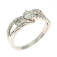 プラチナダイヤモンドリング 0．284ct・I・VVS1・3EXT・H＆C