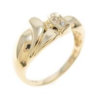 K18YG ダイヤモンドリング