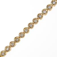 K18YG ダイヤモンドブレスレット