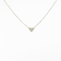アーカー ハートパヴェ ネックレス