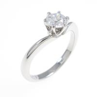 プラチナダイヤモンドリング 0．347ct・D・VVS1・3EXT H＆C