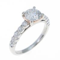 K18PG／プラチナダイヤモンドリング 0．720ct・F・VS1・EXT