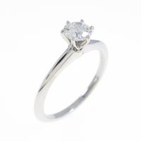 ティファニー クラシックソリティア リング 0．37ct・H・VVS1・3EXT