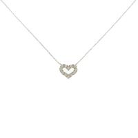 【リメイク】K18YG ハート ダイヤモンドネックレス