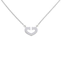 カルティエ Cハート ネックレス