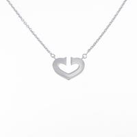 カルティエ Cハート ネックレス