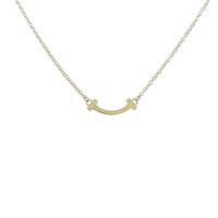 ティファニー Tスマイル マイクロ ネックレス