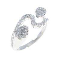 K18WG ダイヤモンドリング