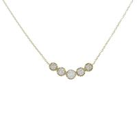 K18YG ダイヤモンドネックレス