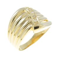 K18YG ダイヤモンドリング