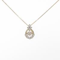 【新品】K18YG ダイヤモンドネックレス 0．245ct・G・VS2・VG