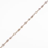 K18PG ダイヤモンドブレスレット