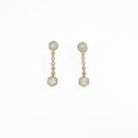 K18YG ダイヤモンドイヤリング