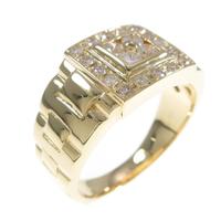 【リメイク】K18YG ダイヤモンドリング