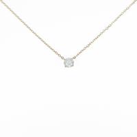 4゜C ダイヤモンドネックレス 0．156ct・F・SI2・EXT
