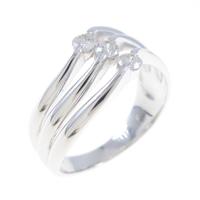 K18WG ダイヤモンドリング