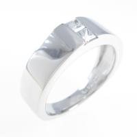 K18WG ホワイトサファイヤリング