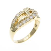 K18YG ダイヤモンドリング