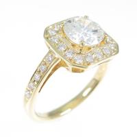 【リメイク】K18YG ダイヤモンドリング 1．053ct・H・SI1・VG