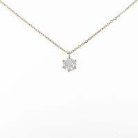 K18YGダイヤモンドネックレス 0．328ct・H・SI2・GOOD