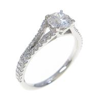 【リメイク】プラチナダイヤモンドリング 0．552ct・F・VS2・EXT H＆C