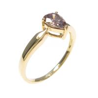 K18YG ソリティア ダイヤモンドリング