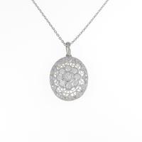 PT フラワー ダイヤモンドネックレス