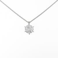 【リメイク】プラチナ ダイヤモンドネックレス 1．538ct・G・SI2・GOOD