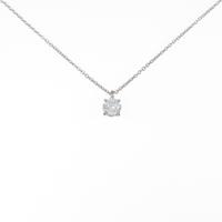 【リメイク】プラチナダイヤモンドネックレス 0．334ct・E・SI2・GOOD