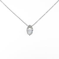 プラチナダイヤモンドネックレス 0．578ct・F・I1・VG