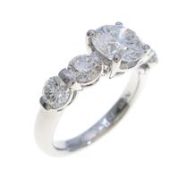 プラチナダイヤモンドリング 1．036ct・D・SI1・GOOD