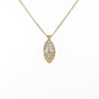 K18YG ダイヤモンドネックレス