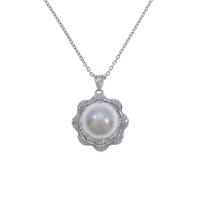 750WG／K18WG シロチョウパールネックレス