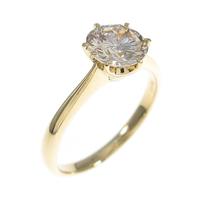 【リメイク】K18YG ダイヤモンドリング 1．009ct・LB・VS2・GOOD