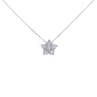 【リメイク】K18WG ダイヤモンドネックレス