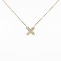 ティファニー クロスステッチ ネックレス