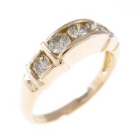 K18PG ダイヤモンドリング