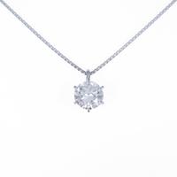 【リメイク】プラチナダイヤモンドネックレス 2．119ct・I・SI2・GOOD