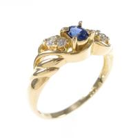 K18YG サファイヤリング