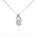 PT フラワー ダイヤモンドネックレス