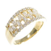 K18YG ダイヤモンドリング