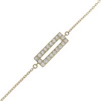 K18YG ダイヤモンドブレスレット