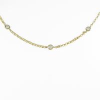 750YG ダイヤモンドネックレス