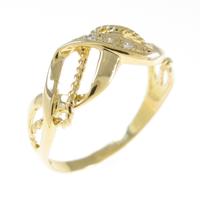 K18YG ダイヤモンドリング