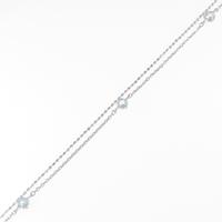 4゜C アクアマリンブレスレット