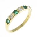 K18YG エメラルドリング