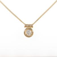 K18YG ダイヤモンドネックレス