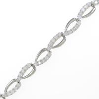 K14WG ダイヤモンドブレスレット